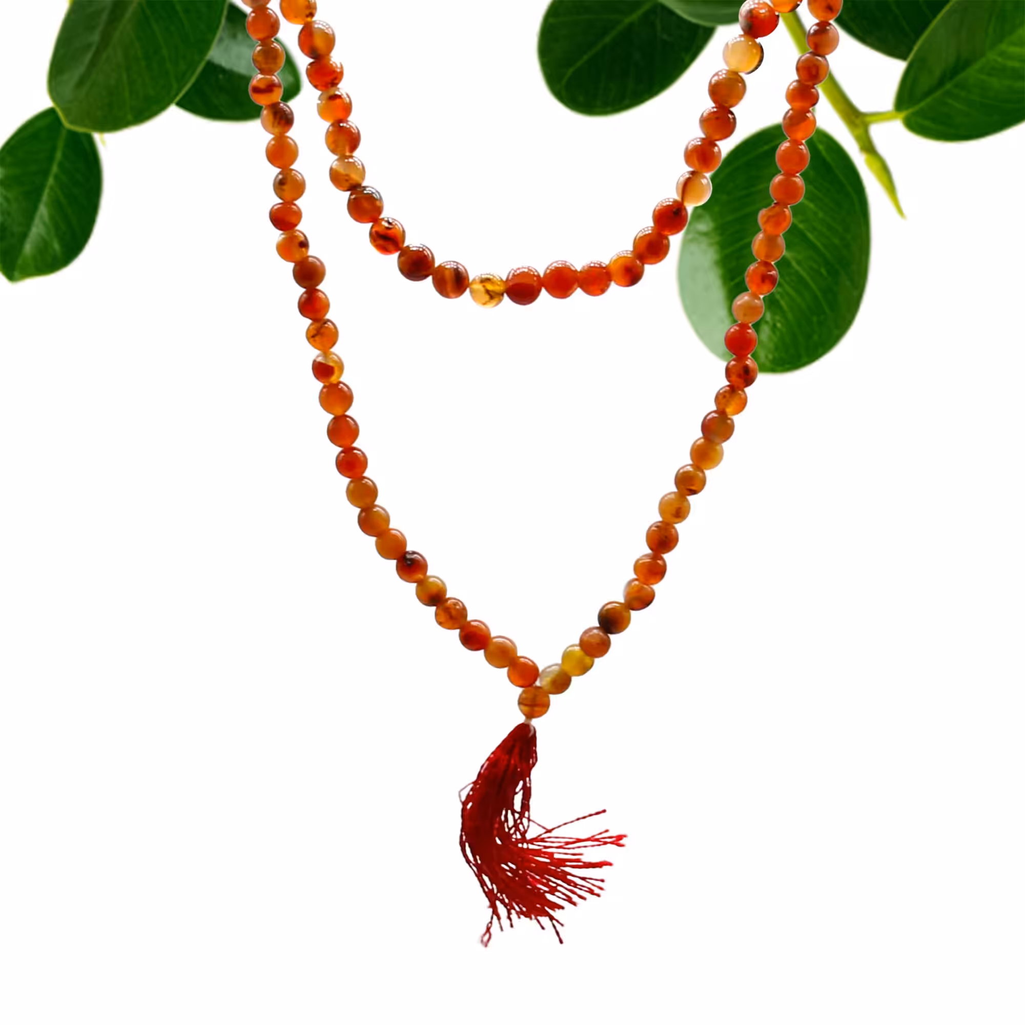 108 Bead Mala – Carnelian | www.artisan-gifts.co.uk 4 108 Bead Mala - Carnelian - Image 3