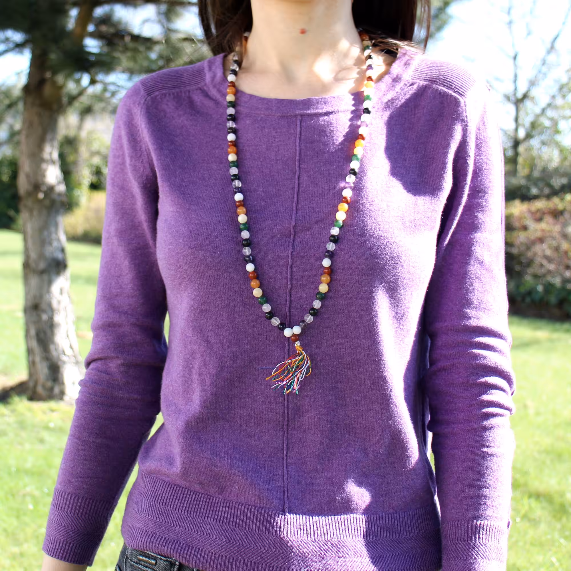 108 Bead Mala – Lapis | www.artisan-gifts.co.uk 7 108 Bead Mala - Lapis - Image 6