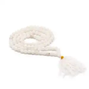 108 Bead Mala – White Quartz | www.artisan-gifts.co.uk 1
