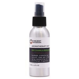 100ml Essential Oil Mist – May Chang & Bergamot | www.artisan-gifts.co.uk 1