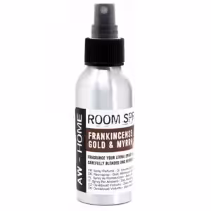 100ml Room Spray – Gold, Frankincense & Myrrh | www.artisan-gifts.co.uk 1