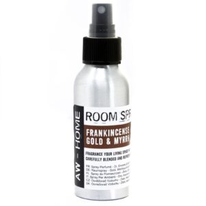 100ml Room Spray – Gold, Frankincense & Myrrh | www.artisan-gifts.co.uk 1