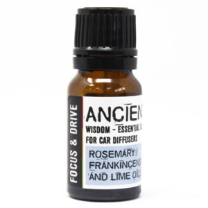 10ml Aromatherapy Car Blend – Focus & Drive | www.artisan-gifts.co.uk 1