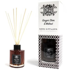 120ml Reed Diffuser – Ginger Stem & Walnut | www.artisan-gifts.co.uk 1