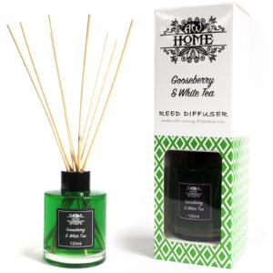 120ml Reed Diffuser –  Gooseberry & White Tea | www.artisan-gifts.co.uk 1