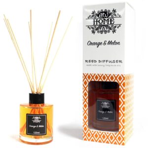 120ml Reed Diffuser – Orange & Melon | www.artisan-gifts.co.uk 1