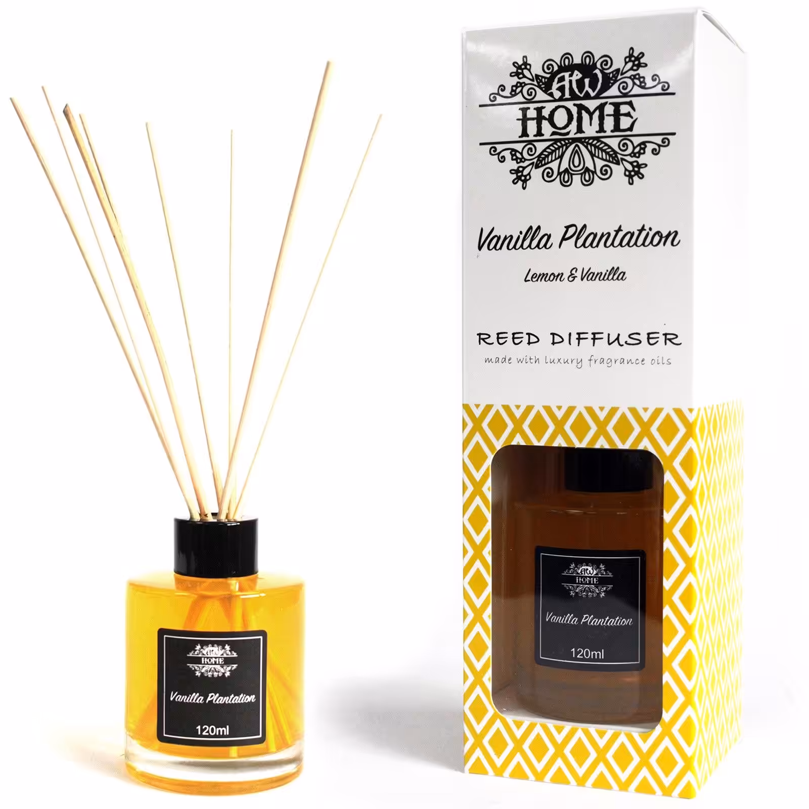 120ml Reed Diffuser – Vanilla Plantation | www.artisan-gifts.co.uk 2 120ml Reed Diffuser – Vanilla Plantation | www.artisan-gifts.co.uk 1