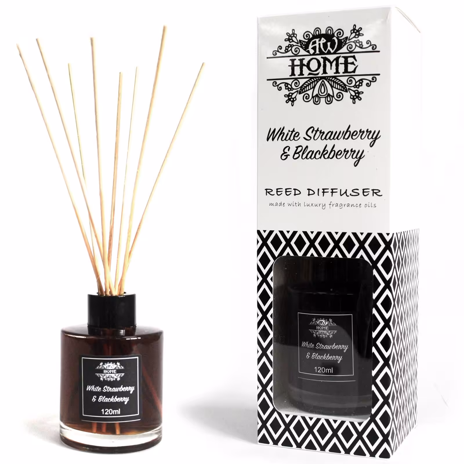 120ml Reed Diffuser – White Strawberry & Blackberry | www.artisan-gifts.co.uk 4 120ml Reed Diffuser – White Strawberry & Blackberry | www.artisan-gifts.co.uk 3