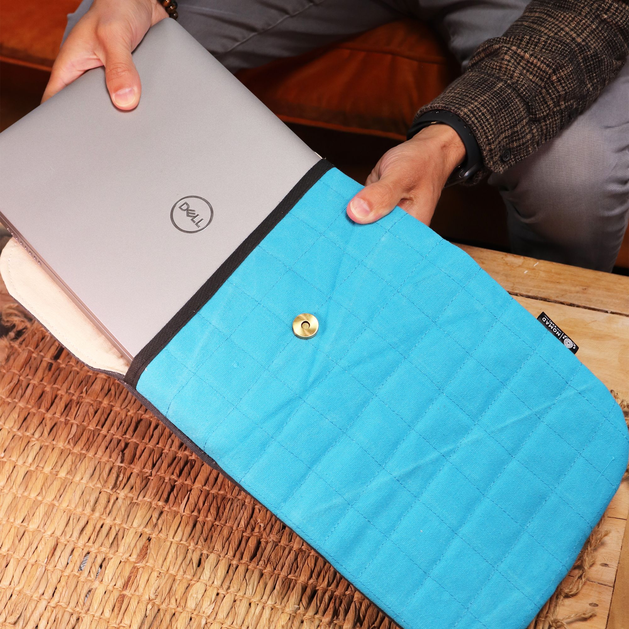 13 inch Laptop Padded Pouch – Crazy Yellow – 14oz Stonewash | www.artisan-gifts.co.uk 9 13 inch Laptop Padded Pouch – Crazy Yellow – 14oz Stonewash | www.artisan-gifts.co.uk 8