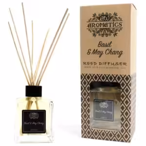200ml Basil & Maychang Essential Oil Reed Diffuser | www.artisan-gifts.co.uk 1