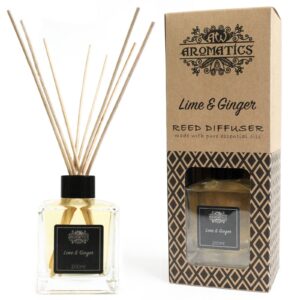 200ml Lime & Ginger Essential Oil Reed Diffuser | www.artisan-gifts.co.uk 1