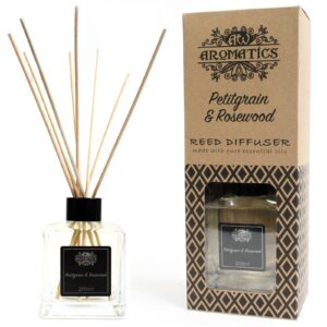 200ml Petitgrain & Rosewood Essential Oil Reed Diffuser | www.artisan-gifts.co.uk 1