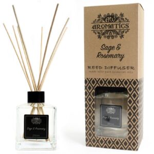 200ml Sage & Rosemary Essential Oil Reed Diffuser | www.artisan-gifts.co.uk 1