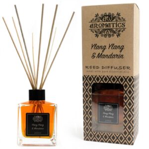 200ml Ylang Ylang & Mandarin Essential Oil Reed Diffuser | www.artisan-gifts.co.uk 1