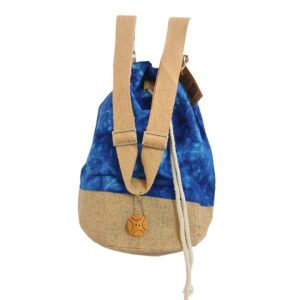 All Natural Backpack – Blue Stonewash – Mandala | www.artisan-gifts.co.uk 1