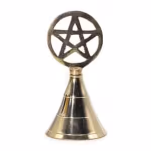 Altar Brass Bell – Pentagram | www.artisan-gifts.co.uk 1