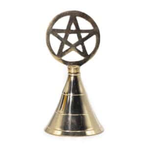 Altar Brass Bell – Pentagram | www.artisan-gifts.co.uk 1