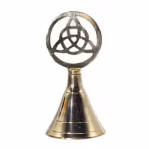 Altar Brass Bell – Triquetra | www.artisan-gifts.co.uk 1