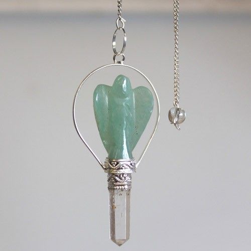 Angel Pendulum with Ring- Green Adventurine | www.artisan-gifts.co.uk 3 Angel Pendulum with Ring- Green Adventurine | www.artisan-gifts.co.uk 2