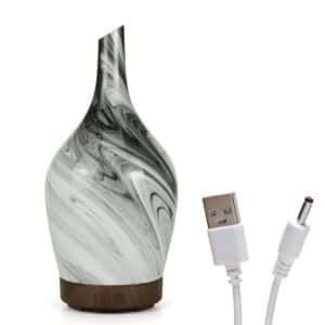 Aroma Atomiser – Glass Abstract Grey USB | www.artisan-gifts.co.uk 1