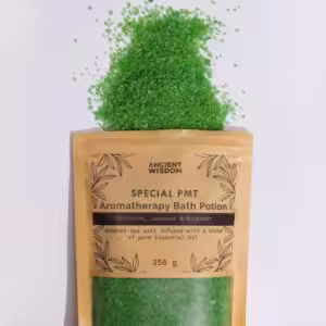 Aromatherapy Bath Potion in Kraft Bag 350g – PMT | www.artisan-gifts.co.uk 1