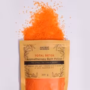 Aromatherapy Bath Potion in Kraft Bag 350g – Total Detox | www.artisan-gifts.co.uk 1
