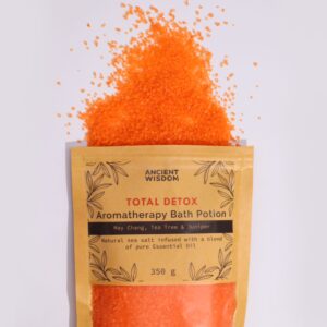Aromatherapy Bath Potion in Kraft Bag 350g – Total Detox | www.artisan-gifts.co.uk 1