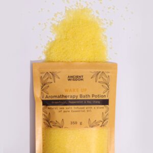 Aromatherapy Bath Potion in Kraft Bag 350g – Wake Up | www.artisan-gifts.co.uk 1