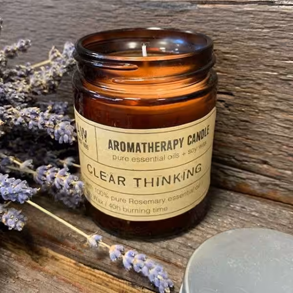 Aromatherapy Candle – Clear Thinking | www.artisan-gifts.co.uk 2 Aromatherapy Candle – Clear Thinking | www.artisan-gifts.co.uk 1