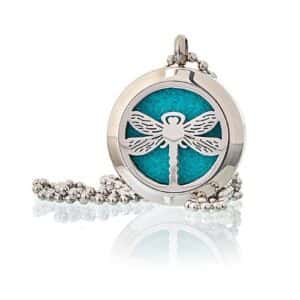 Aromatherapy Diffuser Necklace – Dragonfly 25mm | www.artisan-gifts.co.uk 1