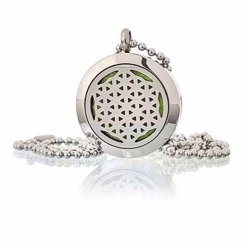Aromatherapy Diffuser Necklace – Flower of Life 25mm | www.artisan-gifts.co.uk 2 Aromatherapy Diffuser Necklace – Flower of Life 25mm | www.artisan-gifts.co.uk 1