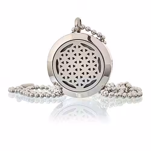 Aromatherapy Diffuser Necklace – Flower of Life 25mm | www.artisan-gifts.co.uk 3 Aromatherapy Diffuser Necklace – Flower of Life 25mm | www.artisan-gifts.co.uk 2