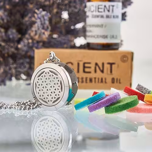 Aromatherapy Diffuser Necklace – Flower of Life 25mm | www.artisan-gifts.co.uk 5 Aromatherapy Diffuser Necklace – Flower of Life 25mm | www.artisan-gifts.co.uk 4