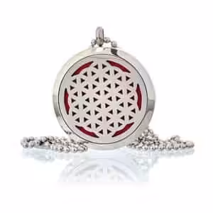 Aromatherapy Diffuser Necklace – Flower  of Life 30mm | www.artisan-gifts.co.uk 1