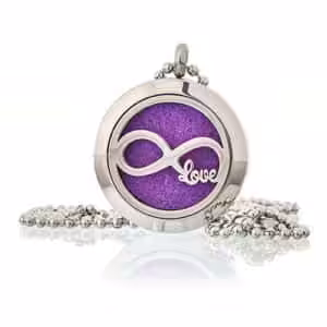 Aromatherapy Diffuser Necklace – Infinity Love 25mm | www.artisan-gifts.co.uk 1