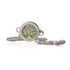 Aromatherapy Jewellery Chain Bracelet – Tree of Life – 20mm | www.artisan-gifts.co.uk 1