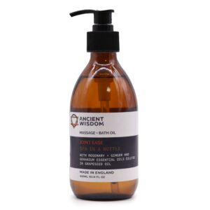 Aromatherapy Massage and Bath Oil – Joint Ease 300ml | www.artisan-gifts.co.uk 1