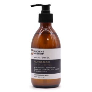Aromatherapy Massage and Bath Oil – Relaxing 300ml | www.artisan-gifts.co.uk 1