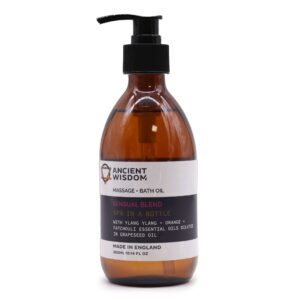 Aromatherapy Massage and Bath Oil – Sensual 300ml | www.artisan-gifts.co.uk 1