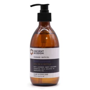Aromatherapy Massage and Bath Oil – Sleepy Lavender 300ml | www.artisan-gifts.co.uk 1