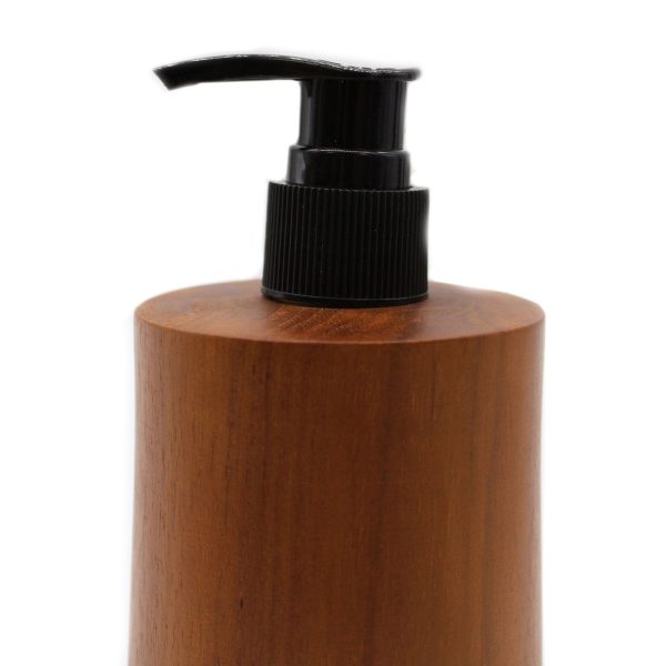 Natural Teakwood Soap Dispenser - Taper - Image 4