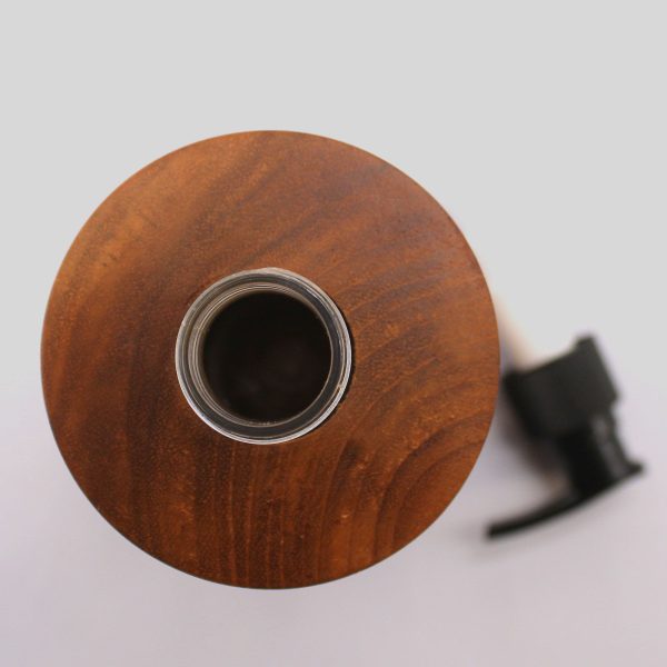 Natural Teakwood Soap Dispenser - Taper - Image 5
