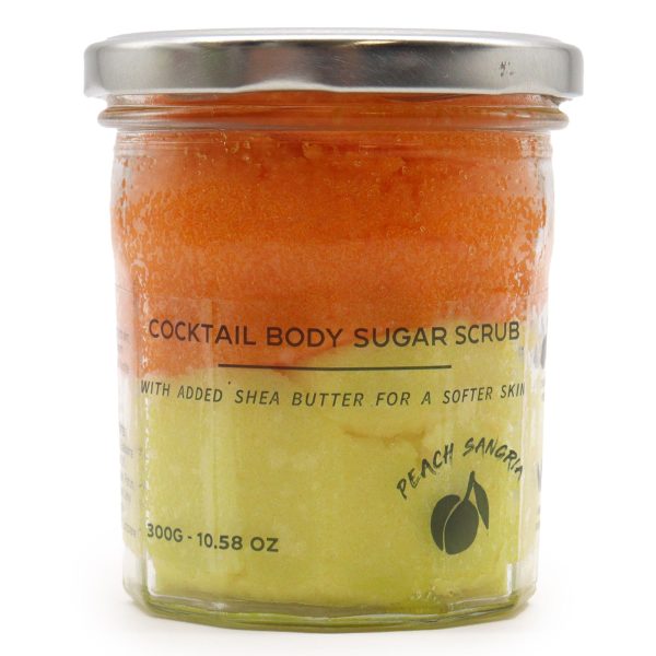 Fragranced Sugar Body Scrub - Peach Sangria 300g - Image 2