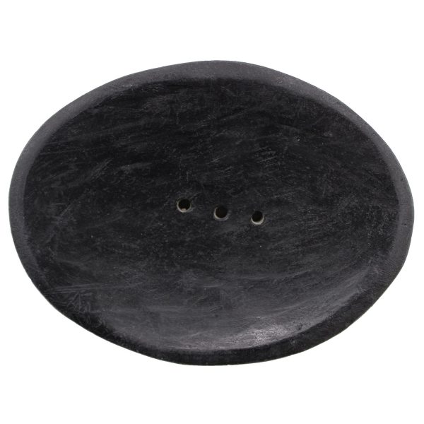 Oval Black Marble Soap Dish - Image 2