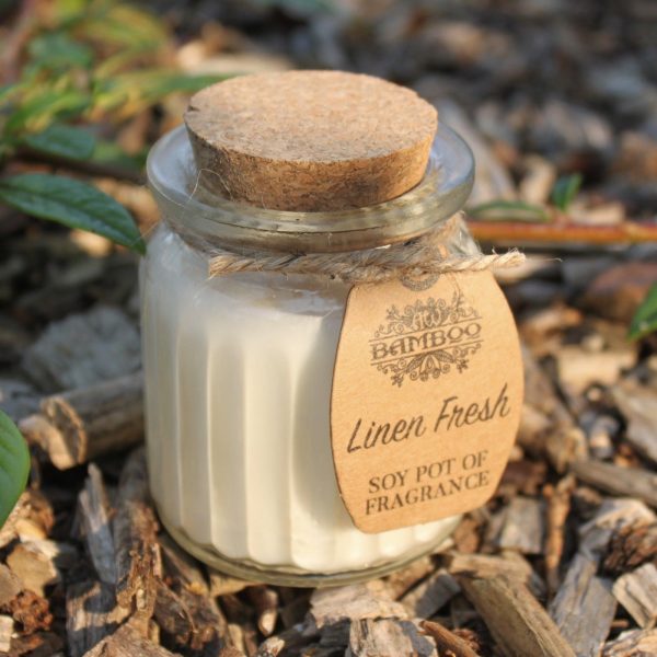Linen Fresh Soy Pot of Fragrance Candles - Image 5
