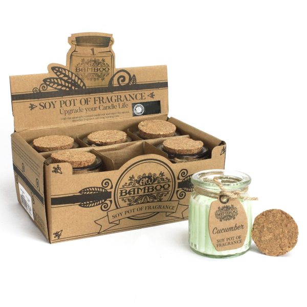 Cucumber Soy Pot of Fragrance Candles - Image 2