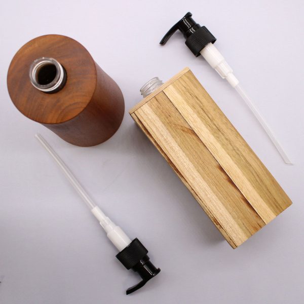 Natural Teakwood Soap Dispenser - Taper - Image 14