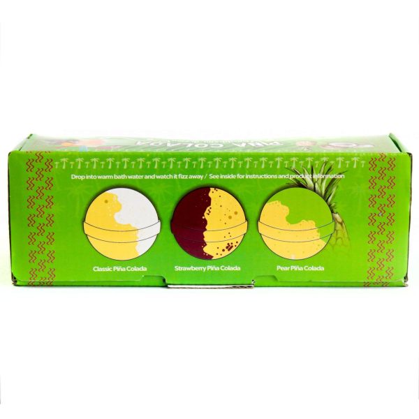 Set of Three Piña Colada Bath Bombs - Image 5