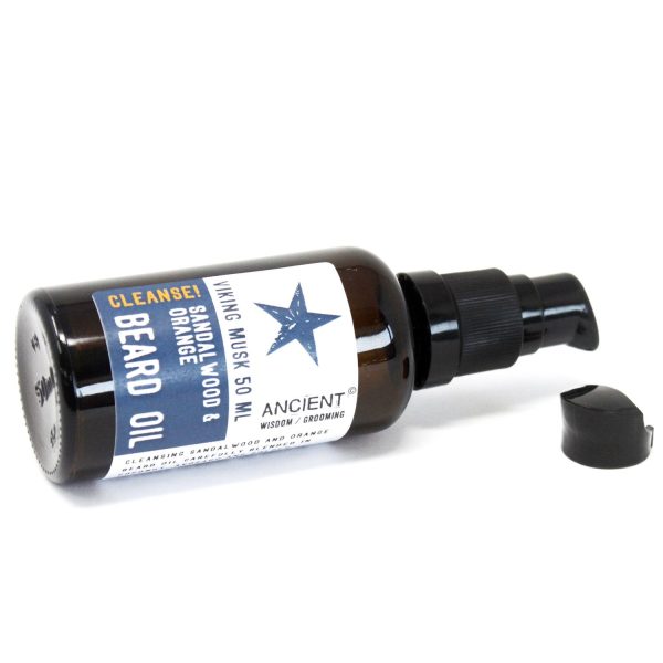 50ml Beard Oil - Viking Musk - Cleanse! - Image 2