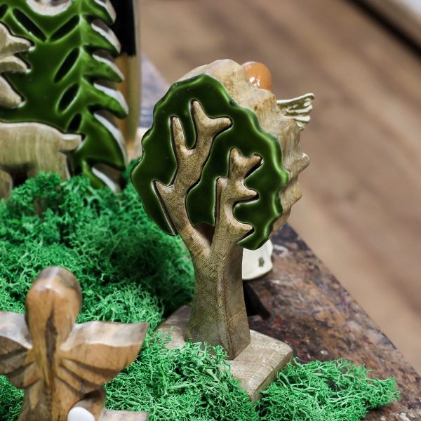 Lost in the Forrest -  Single Tree 3D Wooden Decoration - 20x10cm - Image 4